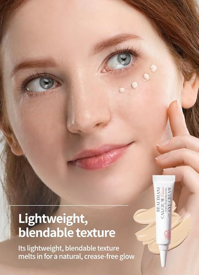 Korean Under Eye Cream – Hydrating Formula for Puffiness, Dark Circles & Fine Lines – Lightweight Eye Treatment for Men & Women, 15ml