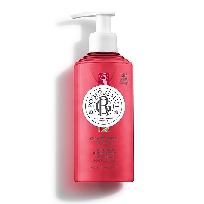 ROGER & GALLET | Body Lotion for Women |Gingembre Rouge - Red Ginger 8.4 oz Bottle