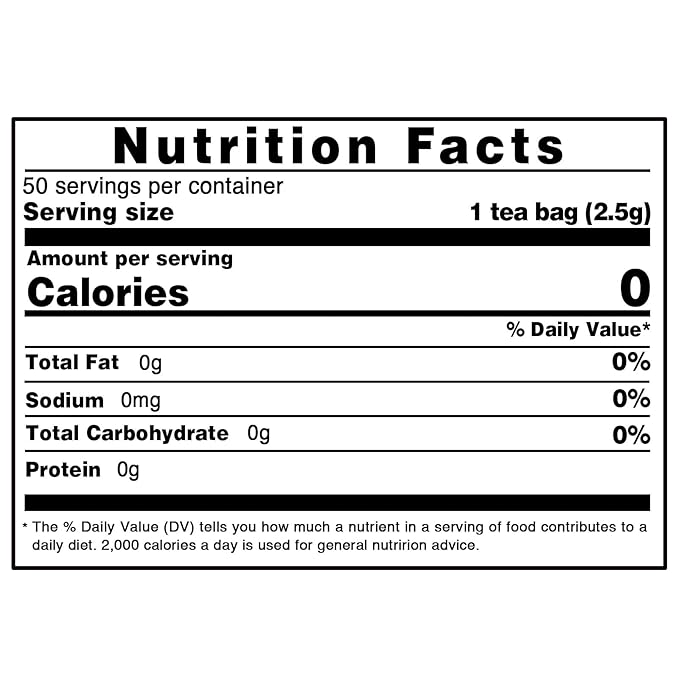 TEARELAE - Dandelion Root Tea - 2.5g x 50 Count Premium Raw Dandelion Root Tea Bags - Caffeine Free - Mellow & Slightly Bitter Flavor - Help Boost Immunity & Cleanse