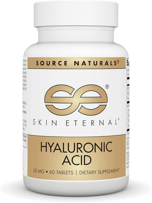 Source Naturals Skin Eternal Hyaluronic Acid, 50mg - 60 Tablets