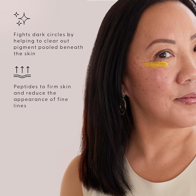 Stratia Lipid Gold Eye Cream Moisturizer and Anti-Aging Skincare for Dark Circles, Fine Lines, Wrinkles, and Under-Eye Brightening, 0.5 fl. oz