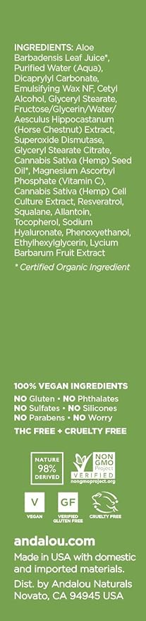 Andalou naturals cannacell d.puff eye