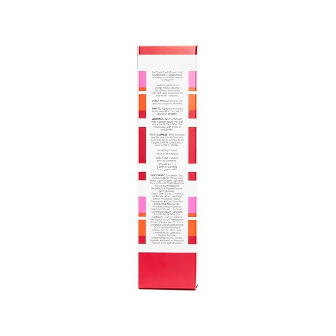 Beauty Hand & Body Shield Purifying Lotion Hydrating Protective Moisturizer with Silver Citrate & Hyaluronic Acid, 150ml