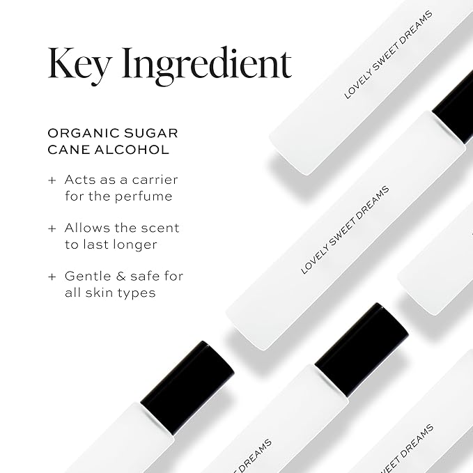 Dime Beauty Perfume Lovely Sweet Dreams, 0.34 oz / 10 ml - Warm Vanilla and Floral Scent, Hypoallergenic, Clean Perfume, Eau de Toilette For Women (Packaging May Vary)