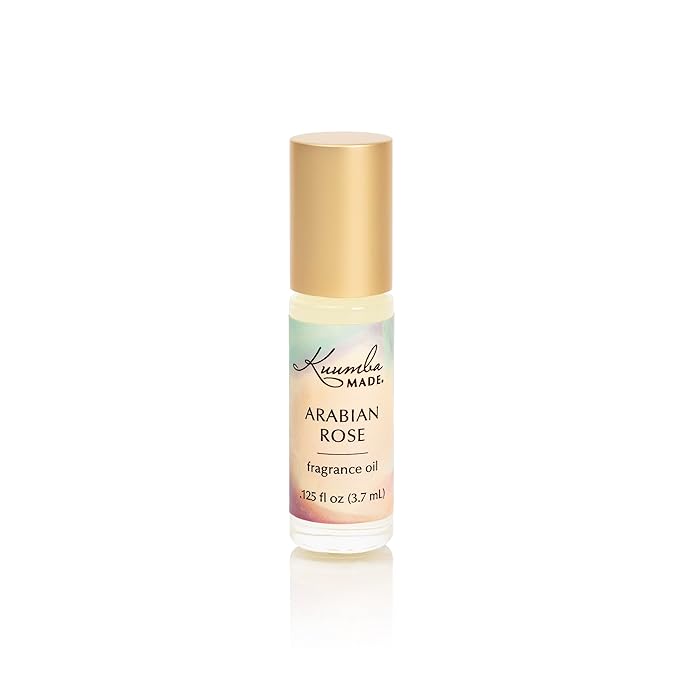 Kuumba Made Arabian Rose Fragrance Oil Roll-On 0.125 fl oz (3.7ml) | Rollerball Perfume | Alcohol Free
