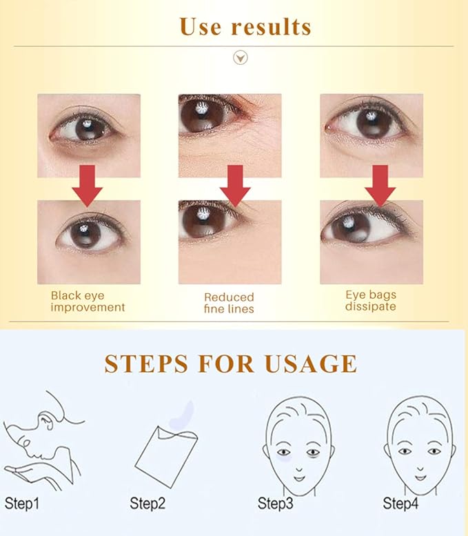 Eye Mask, 30 Pairs Collagen Under Eye Patches, Black Crystal Eye Gel Pads for Reducing Dark Circles, Lighten Wrinkles Anti-Aging Moisturizing, Fine Lines Eye Bags Puffiness Women Men