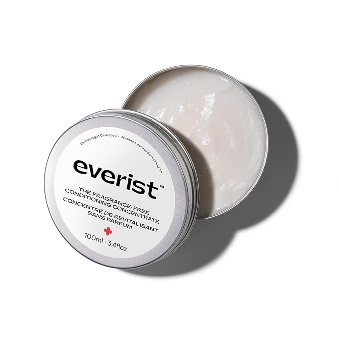 The Fragrance-Free Conditioning Concentrate, Hydrating for Dry, Damaged, or Color-Treated Hair, Hair Mask, Sensitive Skin, Gentle On All Scalps, Plant-Based, Vegan, 3.4 fl oz, 50+ Uses, TIN