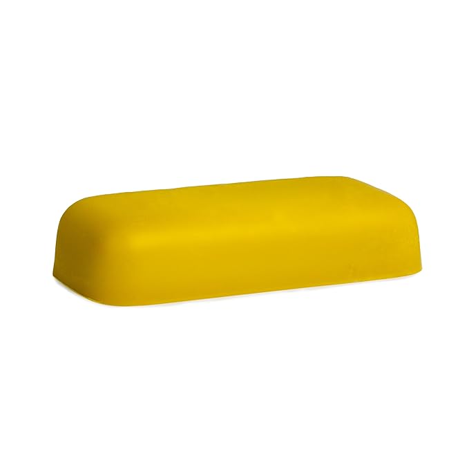 Better Shea Butter Yellow Shea Butter | Raw, Unrefined, Pure | Use for Hair, Soap Making, DIY Lotions | 8 oz block