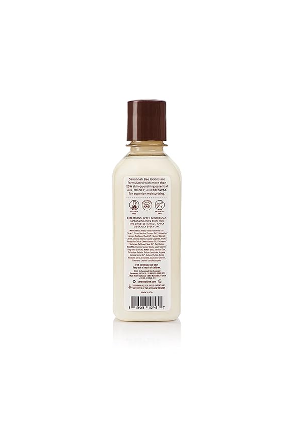 Savannah Bee Company Honey Body Lotion - All Natural Body Lotion for Women and Men