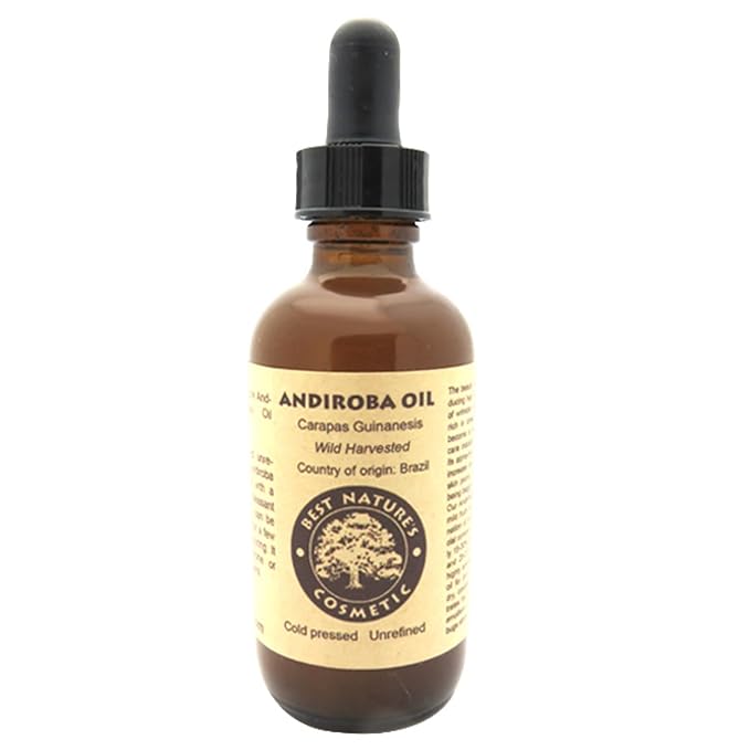 Andiroba Oil - Cold Pressed, Unrefined, Wild Harvested 1oz / 30ml