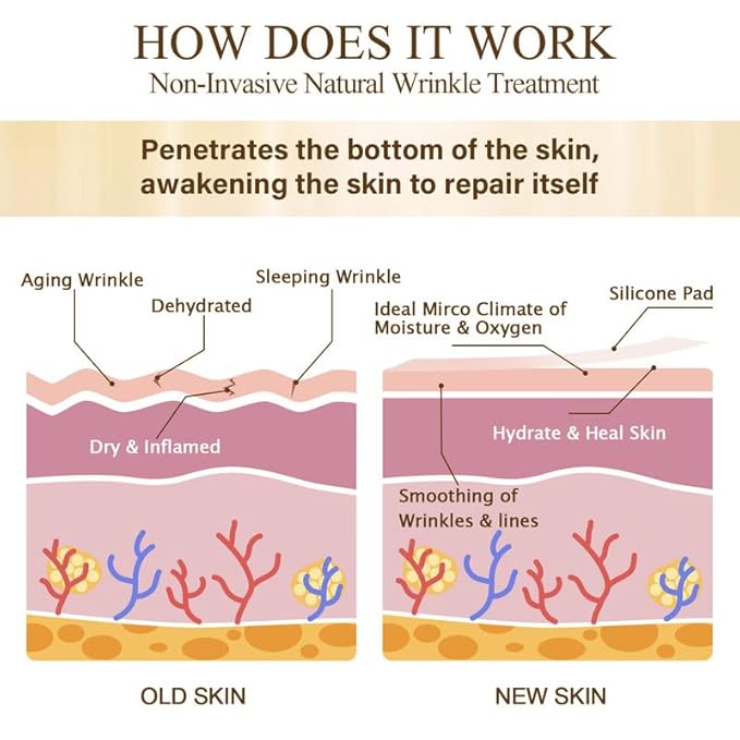 2 PACK - Chest Wrinkle Pads-Decollete Anti Wrinkle Chest Pads - Silicone Patches for Wrinkles - Reusable Wrinkle Pads for Chest 13