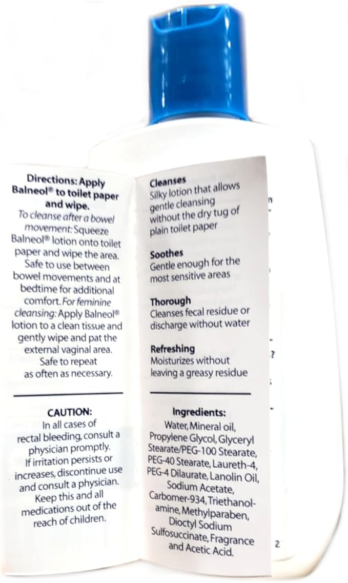 Balneol Hygienic Cleansing Lotion 3 oz (Pack of 2)