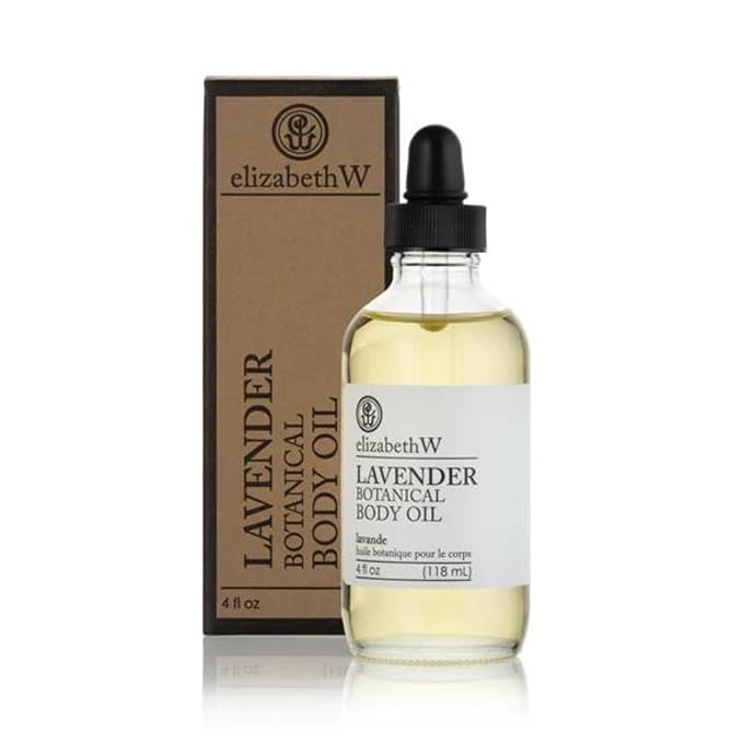 elizabethW Lavender Body Oil - 4 ounces