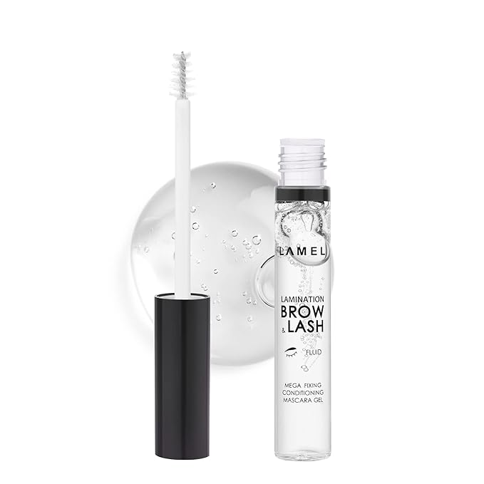 Lamination Clear Brow and Lash Gel - Megafixing Eyebrow Glue, Eyebrow Gel, Waterproof & Sweat-Proof Clear Mascara, Setting for Feathered & Fluffy Brows - Flawless Eyebrow Makeup
