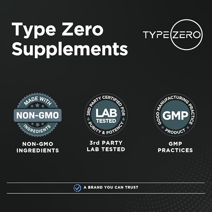 Type Zero Multi Collagen Powder 30 Servings (Unflavored) - Types I, II, III, V, & X Collagen Peptides + Hyaluronic Acid, VIT C, Biotin