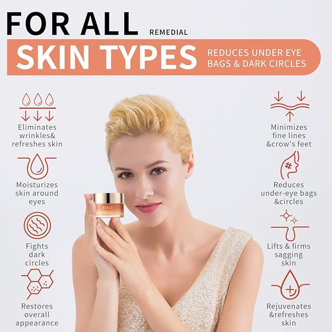 Dark Circles Under Eye Treatment for Women - Eye Cream for Dark Circles Wrinkles Puffiness & Fades Fine Lines, Fade Dark Circles Anti-Aging Collagen Eye Cream – Retinol Peptide