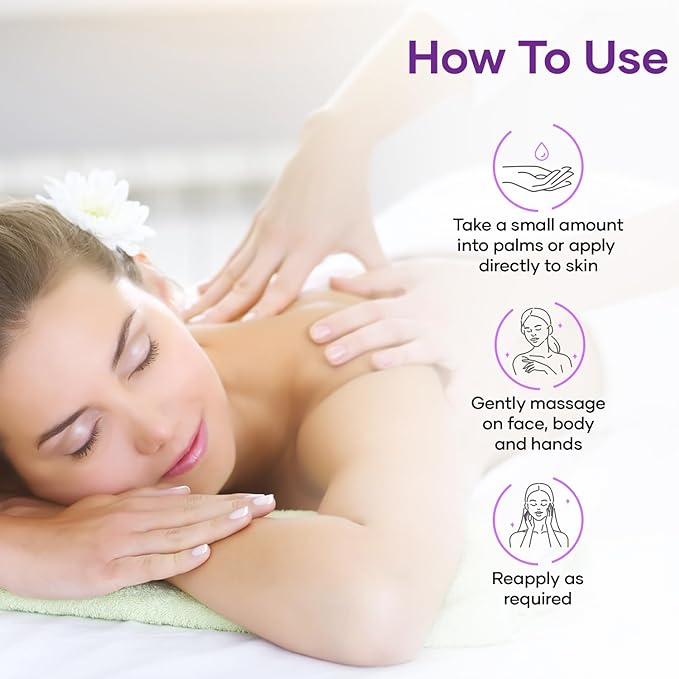 MAJESTIC PURE Organic Sensual Massage Oil for Couples - Relaxing Full Body Oil for Date Night with Vitamin E - Vegan Lavender Massage Oil for Massage Therapy Smooth Gliding Formula 8 Fl Oz