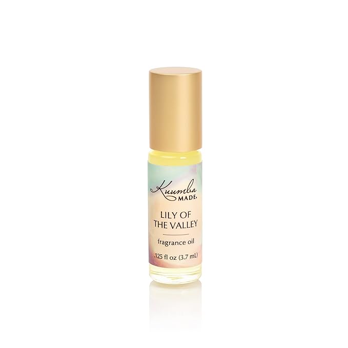 Kuumba Made Lily of The Valley Fragrance Oil Roll-On 0.125 fl oz (3.7ml) | Rollerball Perfume | Alcohol Free