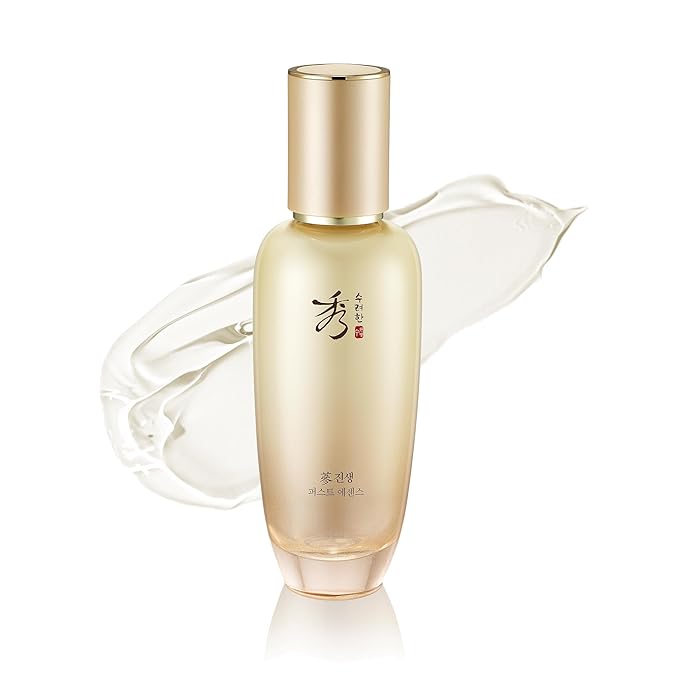 Sooryehan Ginseng First Essence (120 ml/2.04 fl oz) Total Age-Defying Solution, Wrinkle Improvement, Nourishing Toner for Radiant and Youthful Skin - Ginsenoside | Korean Skincare