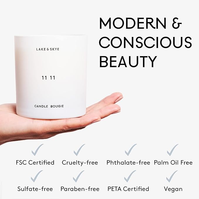 Lake & Skye Santal Gray Body Oil, 3.4 fl oz (100 ml), Hydrating with Vitamin E & Sweet Almond Oil - Woody Scent