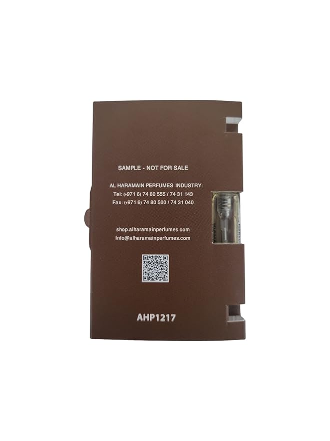 Al Haramain Amber Oud Tobacco Edition Eau De Parfum Mini Spray, 0.8ml/0.02oz (Unisex) (Pack of 3)