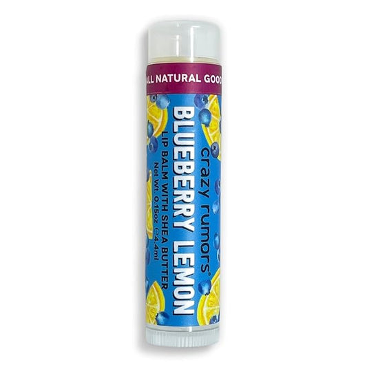 Crazy Rumors Blueberry Lemon Lip Balm. Plant-Based,