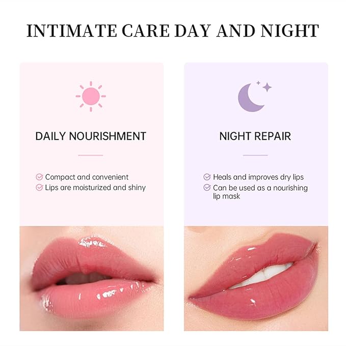 6 Color Hydrating Lip Butter Balm, Vanilla)