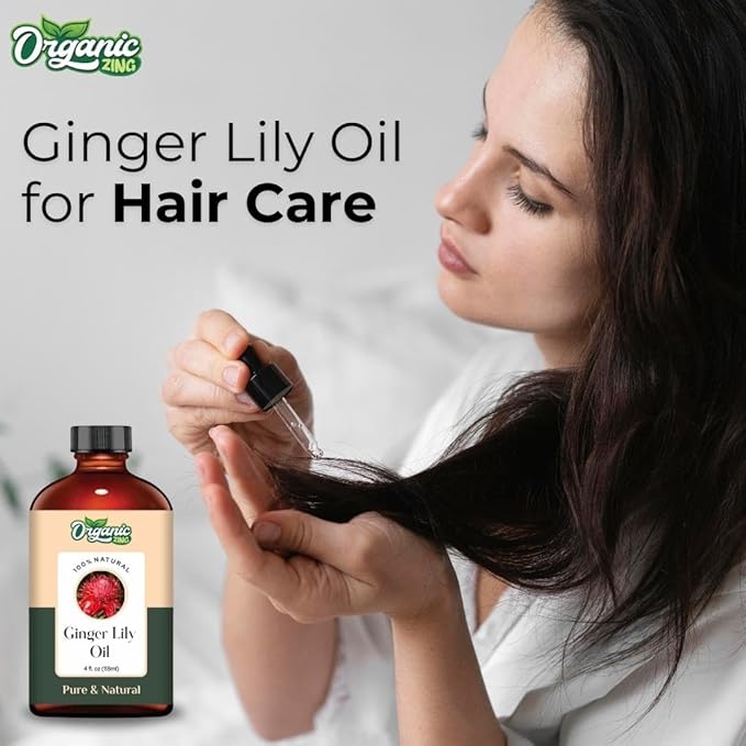 Ginger Lily (Hedychium coronarium) Oil | Pure & Natural Essential Oil for Skincare, Hair Care, Aroma and Diffusers - 118ml/3.99fl oz