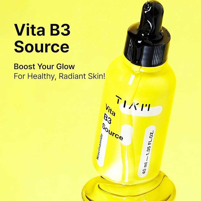 TIAM Vita B3 Source, 1.35 fl oz, 10% Niacinamide Glow Serum with 2% Arbutin for Radiant & Balanced Skin, Vegan Korean Skin Care