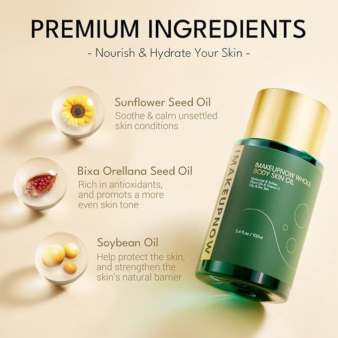 Post Workout Skin Care Body Oil, Post Sweat Instant Hydration Skin Soothing, Lightweight Non-Greasy After Shower Oil for Women and Man