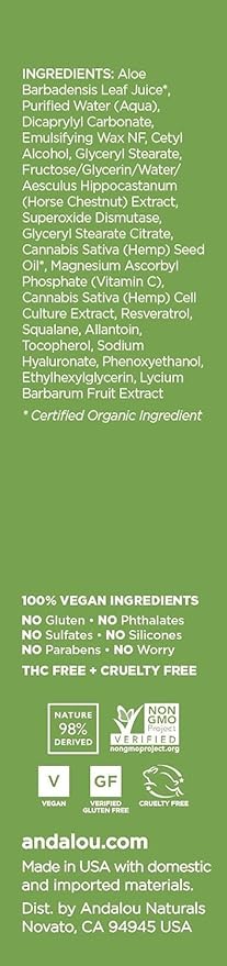 Andalou naturals cannacell d.puff eye