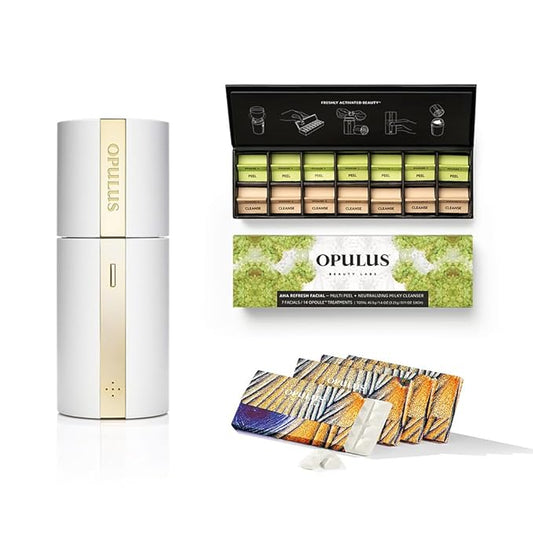 Smooth & Brighten System Collection, Activator with AHA Facial & Vitamin C Concentrate, Skin Renewal Trio, Skin Care Routine,Suitable for Dry Skin, Gift Bundle/Starter Kit