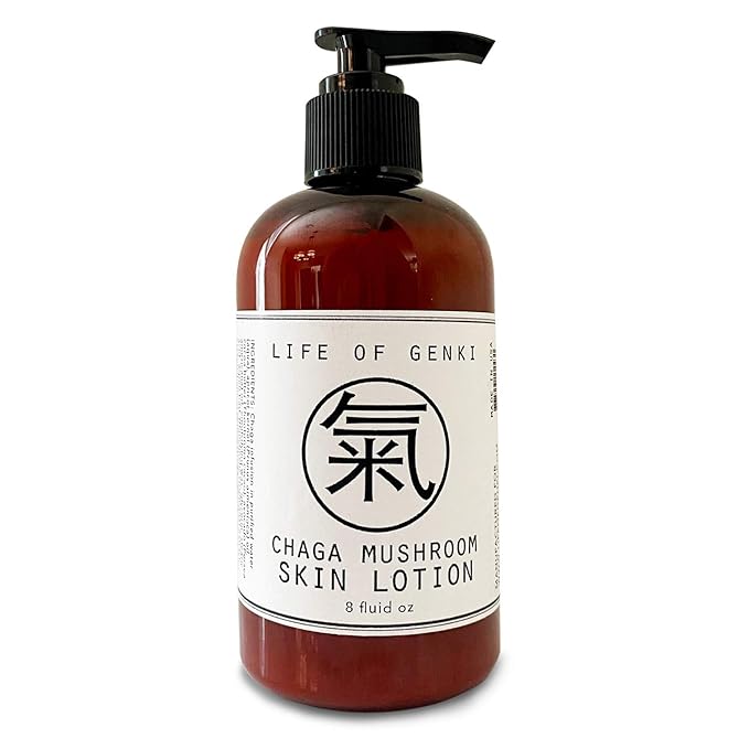 USA Made Vegan all Natural Chaga Mushroom skin lotion cream Moisturizing skin cream apricot kernel oil