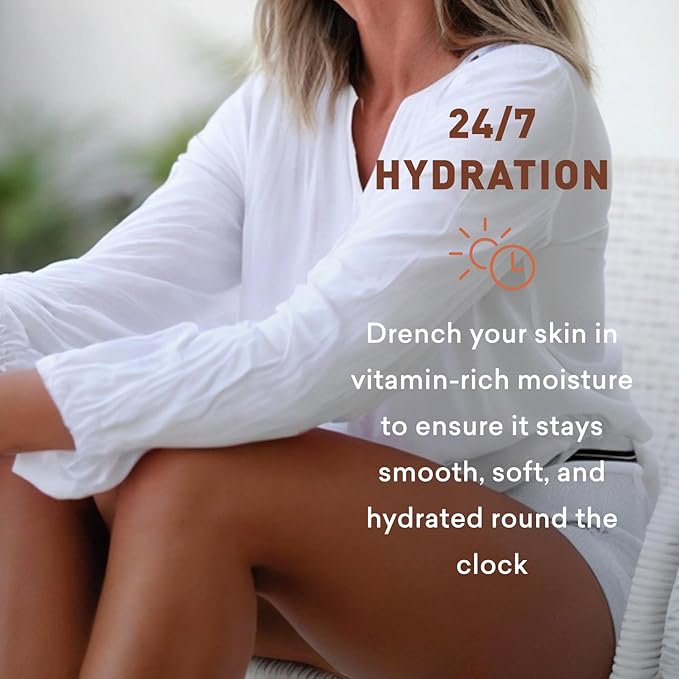 Indoor Tanning Lotion | Body Tanning Lotion | Natural Sun Tan Lotion | Moisturizer Tanning Lotion For Long-Lasting Tan | Just Nutritive | 8 Oz