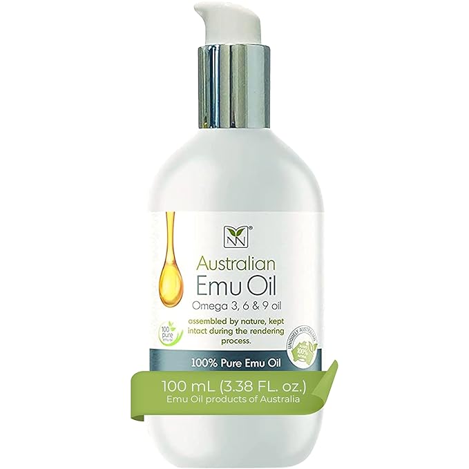 Y-Not Natural Ultra Pure Australian Emu Oil - Luxury, Hospital Grade Emu Oil 100ml | Free Range Aboriginal Omega 3, 6 & 9 Oil - The Ultimate Moisturizer for Skin, Hair, Nails, and Scalp