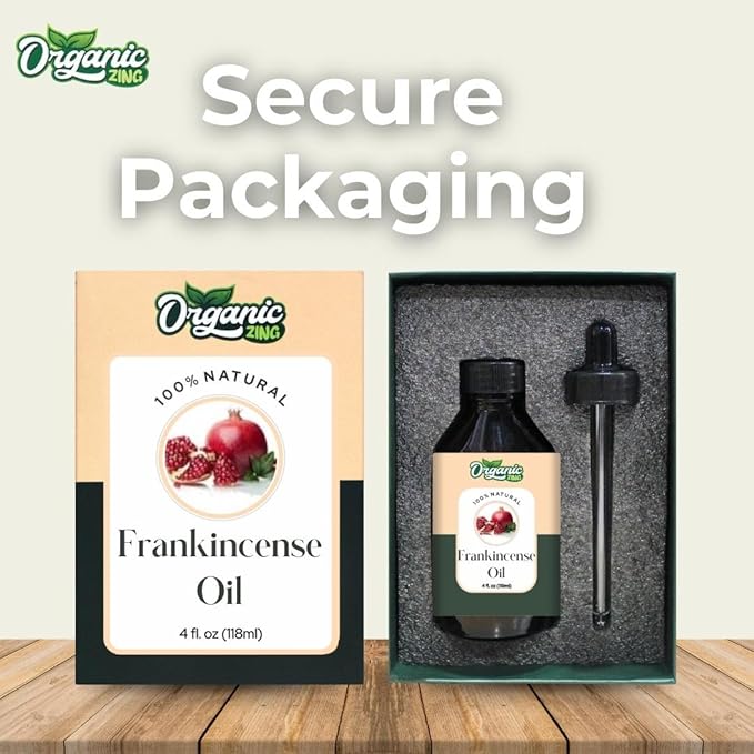 Frankincense (Boswellia) Oil | Pure & Natural Essential Oil for Skincare, Hair Care, Aroma and Diffusers - 118ml/3.99fl oz
