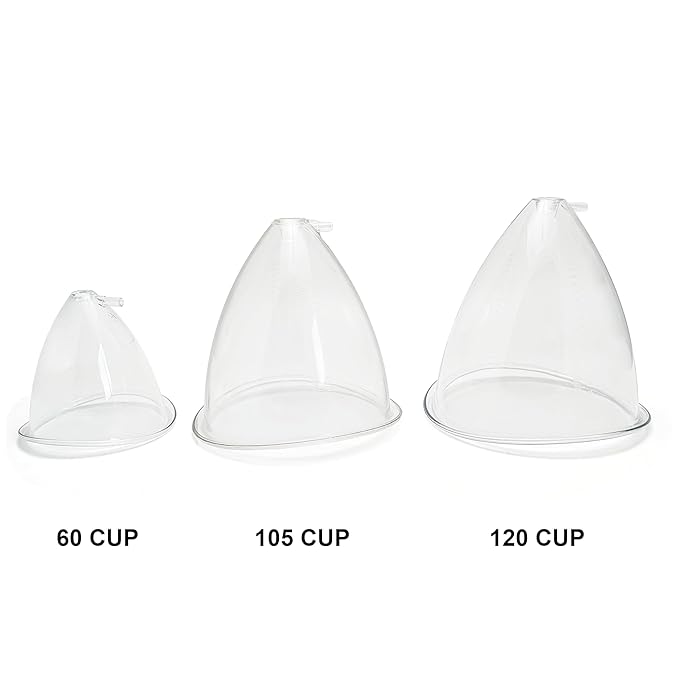 Elitzia Accessories Cup 70 80 90 105 120 One Pair Breast Enlargement Vacuum Pump Cups Shape Breast Lifting Machine Digital Breast Beauty Salon Spa Equipment Professional Beauty Instrument