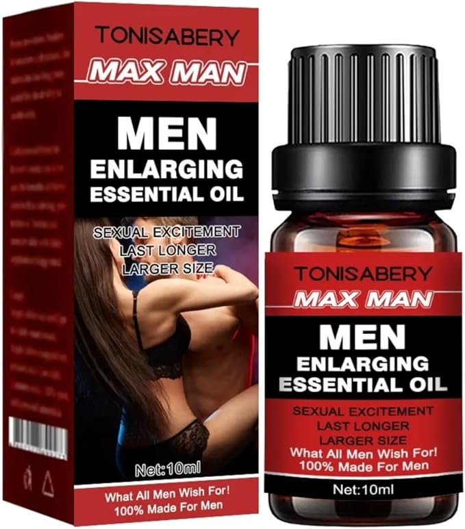 Massage Oil Enlargement Oil Increase Enlarge Gel Thicker Longer Stronger Large Size Enlarger Cream BLSEX for Men (MX-RED)