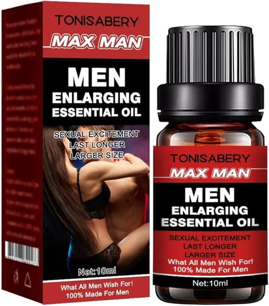 Massage Oil Enlargement Oil Increase Enlarge Gel Thicker Longer Stronger Large Size Enlarger Cream BLSEX for Men (MX-RED)