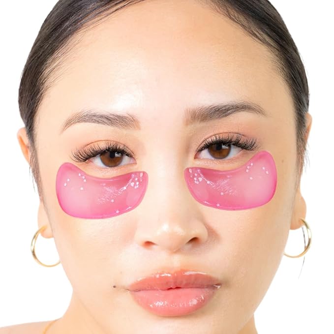 Chill Out Under Eye Masks (1 Pair) - Hydrating Gel Pads with Glycyrrhiza Glabra & Centella - Depuff & Brighten Dark Circles - Cruelty-Free Eye Treatment