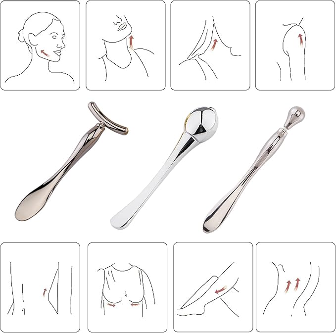 Betterjonny 3pcs metal eye cream