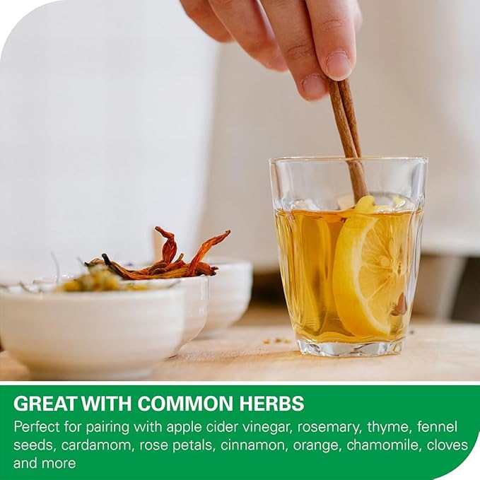 WT WEETEE Organic Licorice Root Tea Bags, Organic Pure Licorice Root Herbal Tea 100 Count, Naturally Caffeine-free