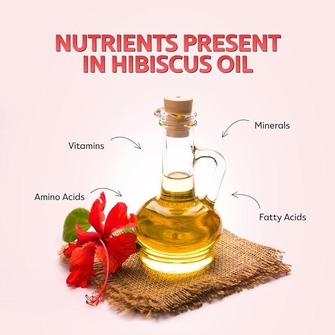 Hemani Hibiscus Oil 30ml 100% Pure- Natural, Cold Pressed, Halal Essential Oil for Skincare, Haircare & Relaxation