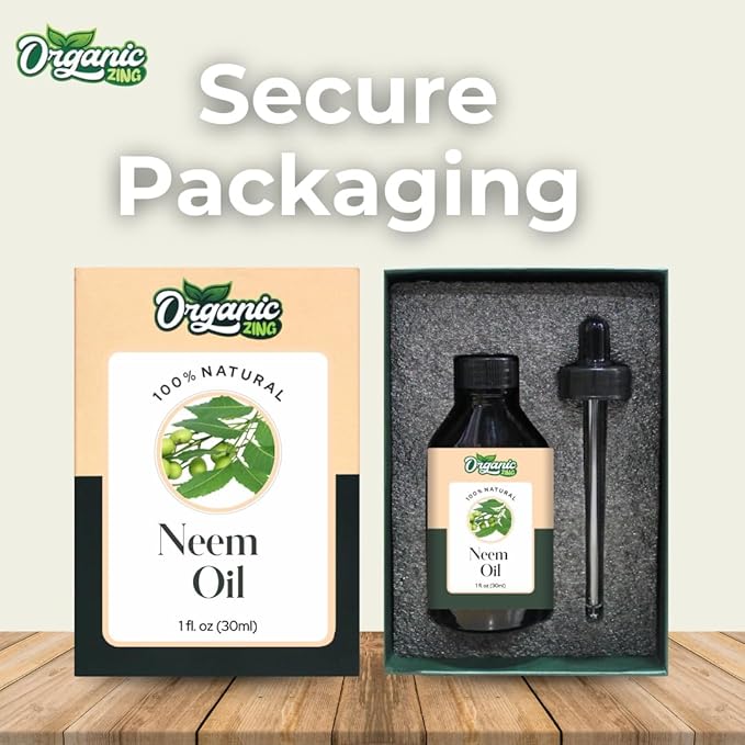 Neem (Azadirachta Indica) Oil | Pure & Natural Carrier Oil for Skin Care & Hair Care - 30ml/1.01fl oz
