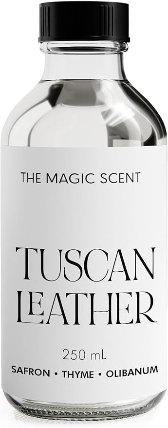 Tuscan Leather Oils for Diffuser - HVAC, Cold-Air, & Ultrasonic Diffuser Oil Inspired by Tom Ford - Essential Oils for Diffusers Aromatherapy - 8.5 fl oz, 250 mL