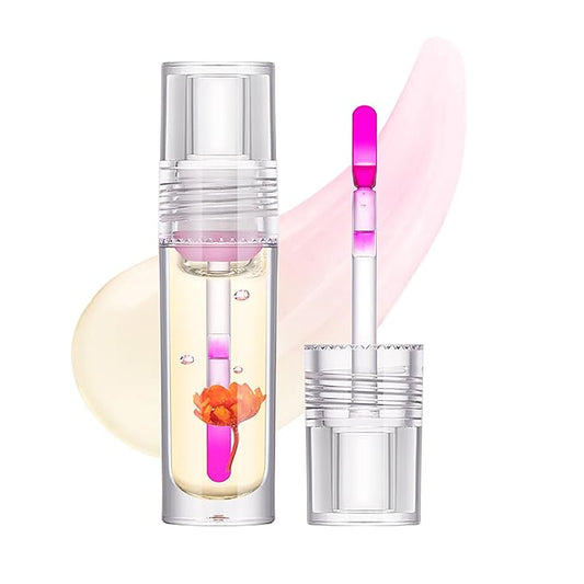 Flower Lip Oil, Hydrating Lip Glow lines