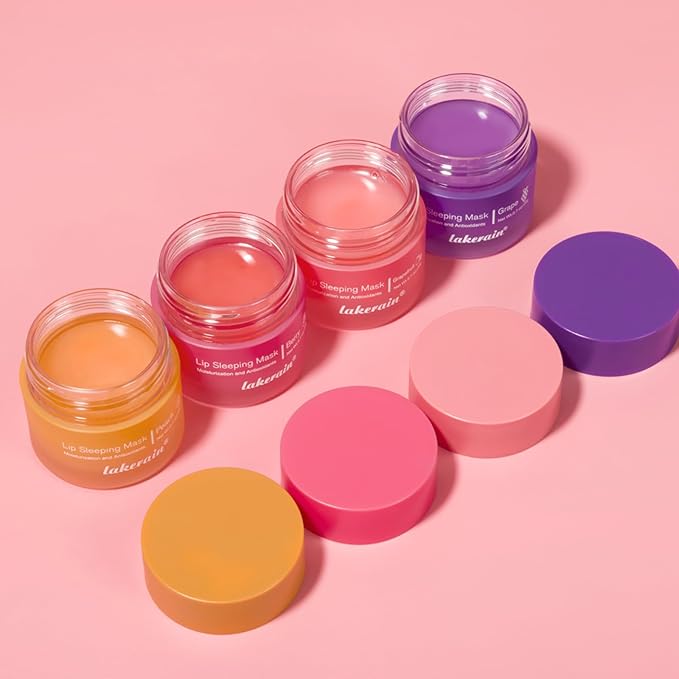 2Pcs Lip Glowy Balm and Lip (Grapefruit)