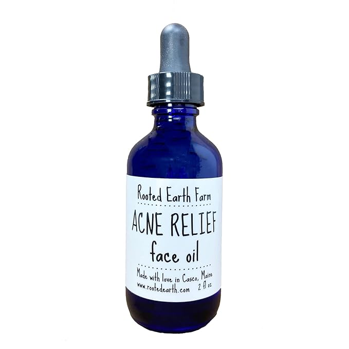 Acne Relief Face Oil - 2 fl oz - Facial Serum and Moisturizer for Sensitive Skin