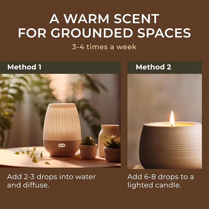 Gya Labs Agarwood Essential Oils for Diffusers - 0.34 Fl Oz - 100% Pure Natural Agarwood Oils for Skin, Massage Candle Making & DIY - Warm & Ambery Scent