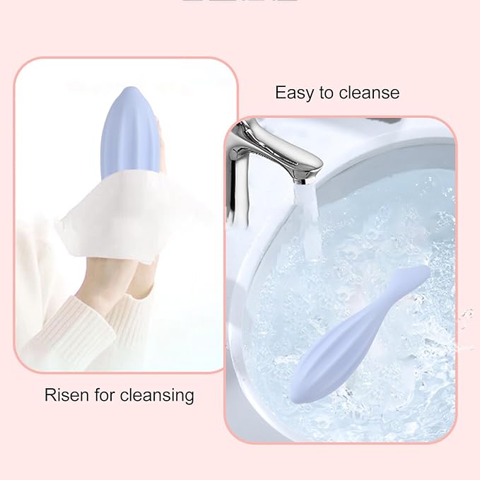 Silicone Handheld Face Massage Face Roller, Face Roller for Face and Eye Face Beauty Roller, Face Roller Beauty Silicone Massage Tool for Men Women Mothers Day Gifts,(Blue)